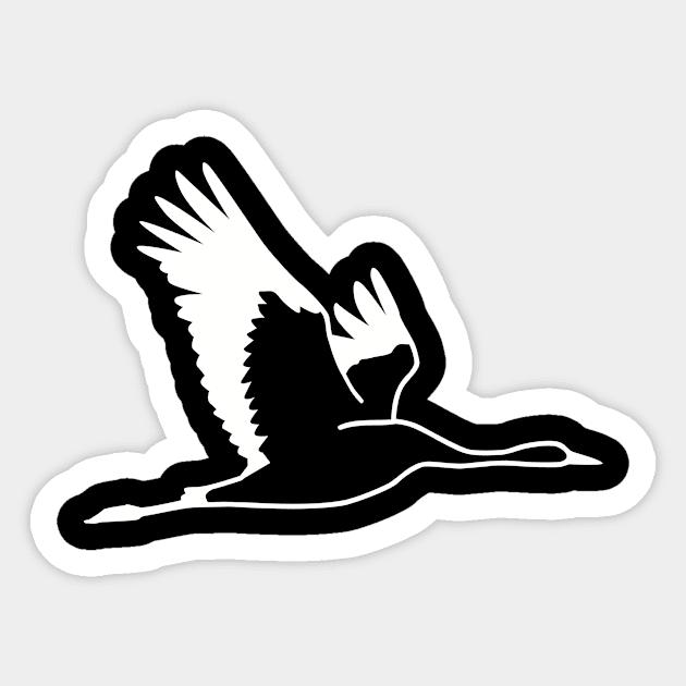 Crane Sticker by Designzz